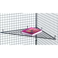 Tablette d'angle fil Magisteo - 80 x 80 cm