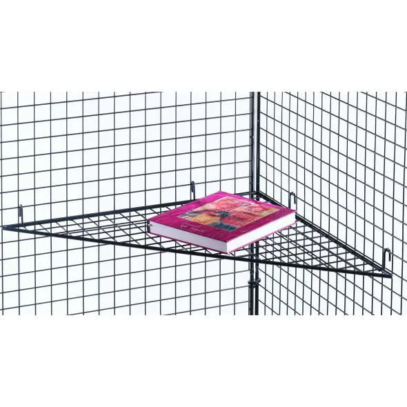 Tablette d'angle fil - 80 x 80 cm