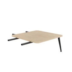 Tablette d'angle Modul@ - 1 pied métal