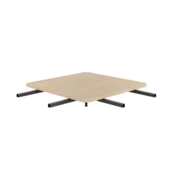 Tablette d'angle Modul@ - 1 pied métal