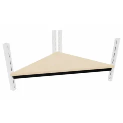 Tablette d'angle 90° Monaco pour double face