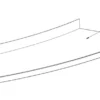 Tablette externe angle 26° Lingo - avec joues