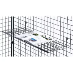 Tablette fil - l. 80 x pr. 20 cm - lot de 2
