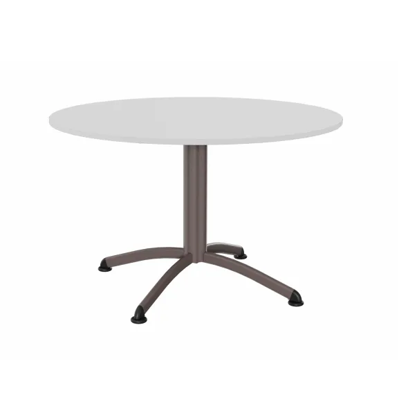 Table Zen - Ø 120 cm - piétement central - plateau stratifé - chants ABS