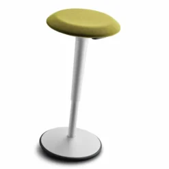 Tabouret assis/debout Se Fit - assise tissu - réglable en hauteur