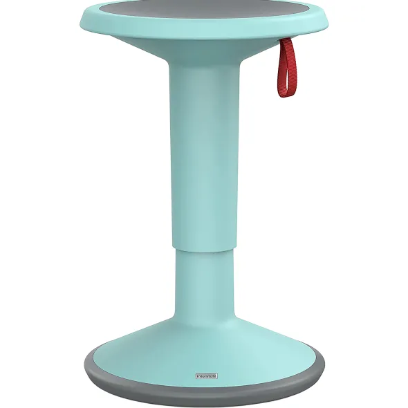 Tabouret dynamique UP - réglable en hauteur - assise grise