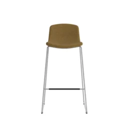 Tabouret haut Cubb - tissu - piétement métallique