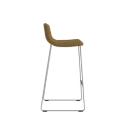 Tabouret haut Cubb - tissu - piétement métallique