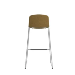 Tabouret haut Cubb - tissu - piétement métallique