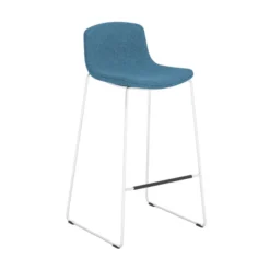 Tabouret haut Cubb - tissu - piétement métallique