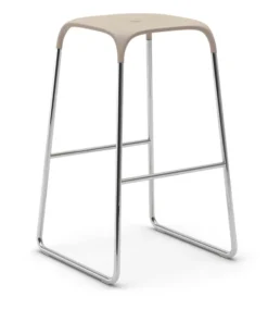 Tabouret haut T05 - assise polypropylène -