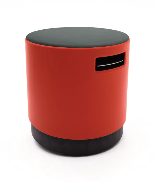 Tabouret mobile réglable en hauteur Buoy - tissu