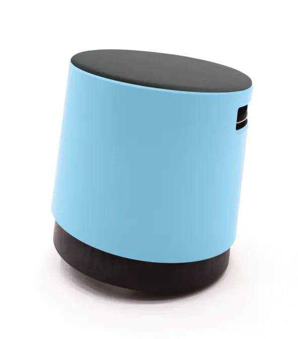 Tabouret mobile réglable en hauteur Buoy - tissu