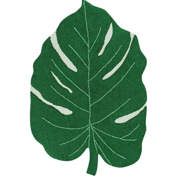Tapis forme feuille Monstera Leaf - 120 x 160 cm