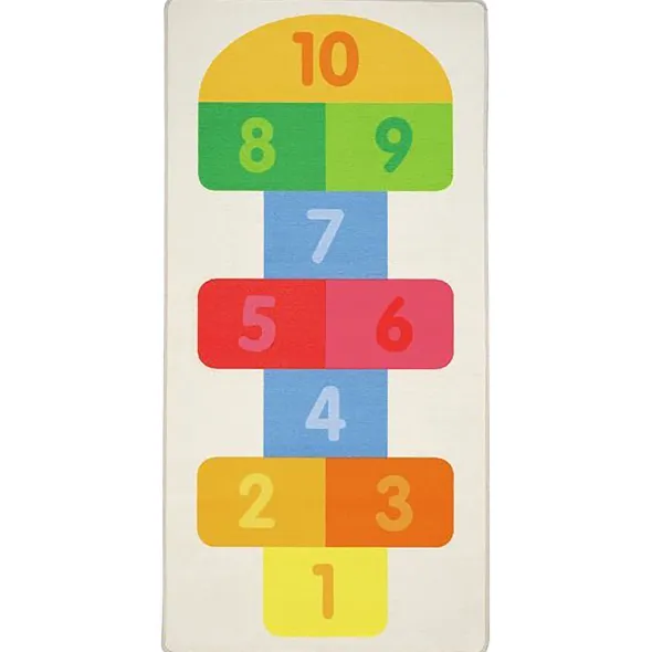 Tapis rectangulaire Marelle - 200 x 100 cm
