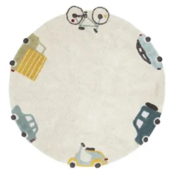 Tapis rond Wheels - Ø 140 cm