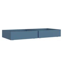 Tiroir de rangement sous lit - Kumyos - l. 90,3 x h. 22,6 x pr. 80 cm - lot de 2