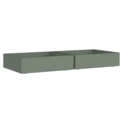 Tiroir de rangement sous lit - Odéos - l. 90,3 x h. 22,6 x pr. 80 cm - lot de 2