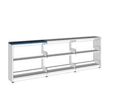 Top de finition laqué pour structure London habillage laqué - pour simple face - l. 90 x pr. 32 cm