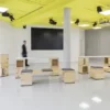 Top Pixel - l. 180 cm pour 5 boîtes - mélaminé - lot de 10