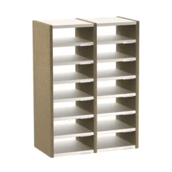 Trieur à cases 2 colonnes Trimod - double face - 14 cases - h. 92 cm - prestation en option