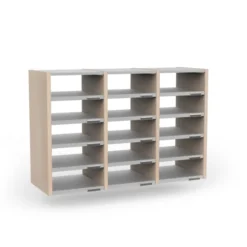 Trieur à cases 3 colonnes Trimod - double face - 15 cases - h. 66 cm - prestation en option