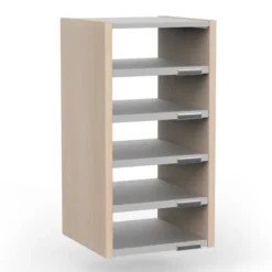Trieur à cases 1 colonne Trimod - double face - 5 cases - h. 66 cm - prestation en option