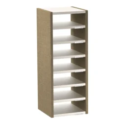 Trieur à cases 1 colonne Trimod - double face - 7 cases - h. 92 cm - prestation en option