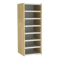 Trieur à cases 1 colonne Trimod - dos métallique - 7 cases - h. 92 cm - prestation en option