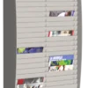 Trieur mural vertical - polystyrène - 50 cases A4 - gris