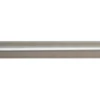 Tringle ronde - l. 200 cm - Ø 19 mm - acier nickel brossé