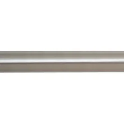 Tringle ronde - l. 200 cm - Ø 19 mm - acier nickel brossé