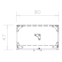 Vestiaire mélaminé Epure - h. 197 x l. 80 cm - penderie - portes battantes