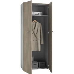 Vestiaire mélaminé Léandre Manager - h. 215,8 x l. 86 cm