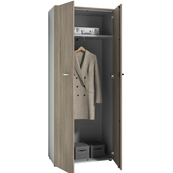 Vestiaire mélaminé Léandre Manager - h. 215,8 x l. 86 cm