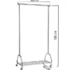 Vestiaire mobile galerie basse Groom - chrome