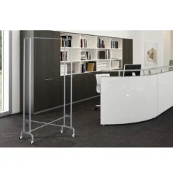 Vestiaire mobile pliable Foldy - gris métal