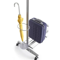 Vestiaire mobile Sherpa - l. 100 cm - avec porte-bagages et porte-parapluie