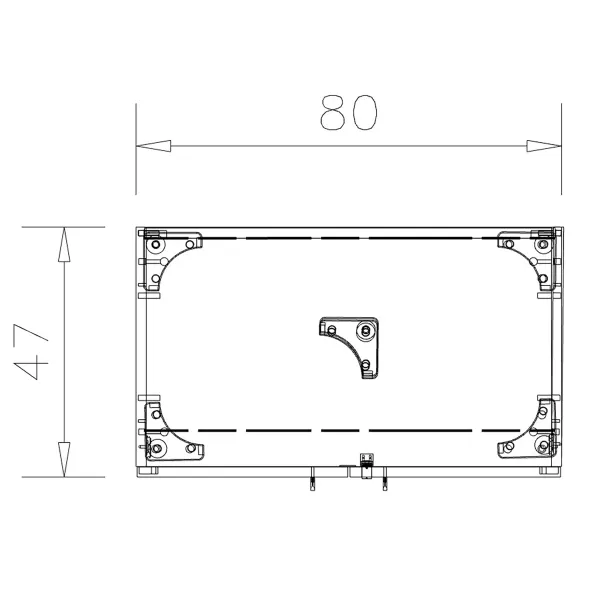 Vestiaire placage bois/mélaminé Epure Manager - h. 197 x l. 80 cm - penderie - portes battantes