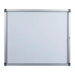 Vitrine d'extérieur murale - porte battante en PMMA - fond tôle laquée 15 A4