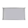 Vitrine d'extérieur murale - porte relevable par vérin en PMMA - fond tôle laquée 21 A4