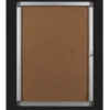 Vitrine d'intérieur murale - porte battante en verre trempé - fond liège 9 A4