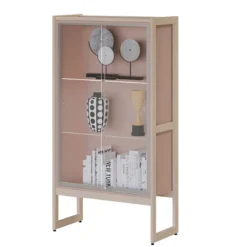 Vitrine haute Chambord NG - 2 tablettes - l. 95,6 x 178,8 x 45 cm