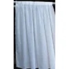 Voilage transparent - 340 x 230 cm - mousseline 100 % polyester M1 - ruban fronceur préplissé - ourlet bas - blanc