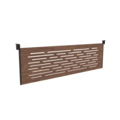 Voile de fond fraisé - l. 180 cm pour bureau X-Time Wood placage bois