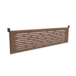 Voile de fond fraisé - l. 200 cm pour bureau X-Time Wood placage bois