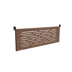 Voile de fond fraisé - l. 160 cm - pour bureau X-Time Wood placage bois