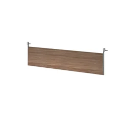 Voile de fond mélaminé pour bureau Léandre Manager l. 200 cm pieds cadre