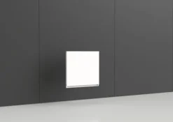 Voile de fond Nova - métal - pour rayonnage l. 90 x h. 90 cm