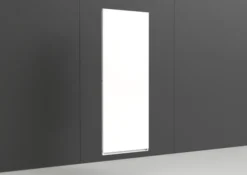 Voile de fond Nova - métal - pour rayonnage l. 90 x h. 230 cm